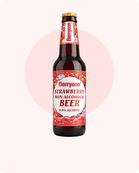 STRAWBERRY NON-ALCOHOLIC BEER